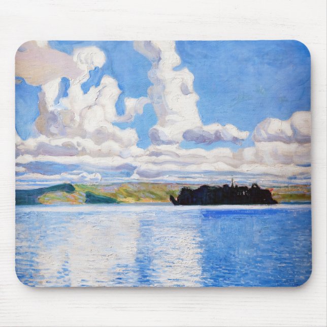 Akseli Gallen-Kallela - Wolkentürme Mousepad (Vorne)