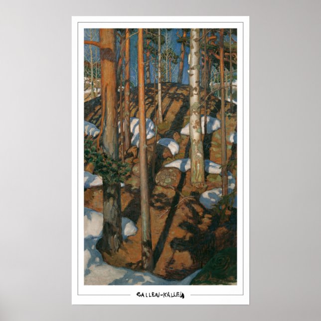 Akseli Gallen-Kallela Zedign Art Poster #18 (Vorne)