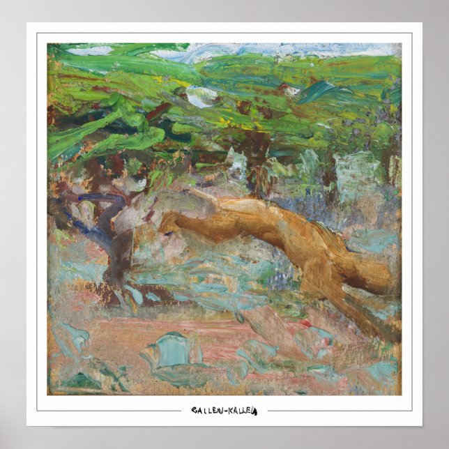 Akseli Gallen-Kallela Zedign Art Poster #246 (Vorne)