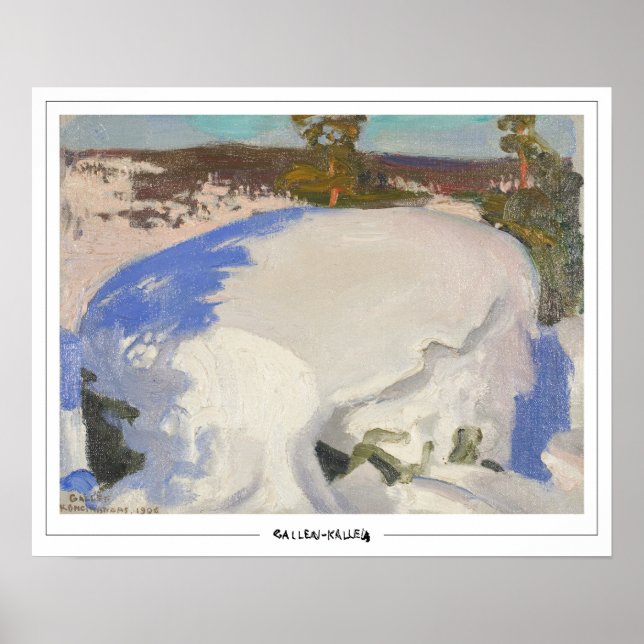 Akseli Gallen-Kallela Zedign Art Poster #25 (Vorne)