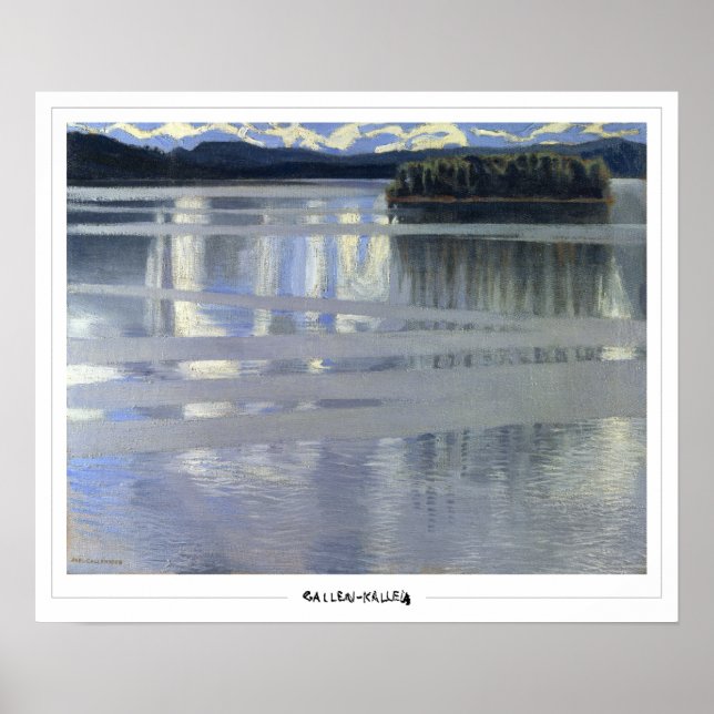 Akseli Gallen-Kallela Zedign Art Poster #30 (Vorne)