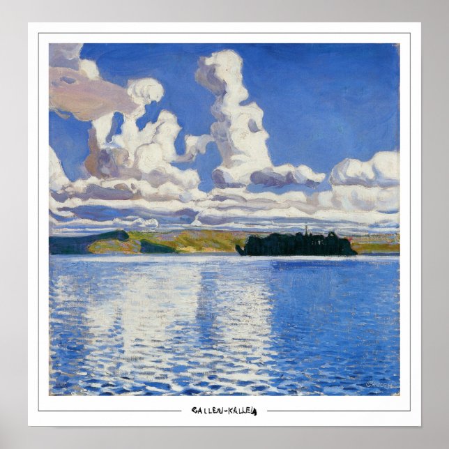 Akseli Gallen-Kallela Zedign Art Poster #31 (Vorne)