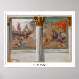 Akseli Gallen-Kallela Zedign Art Poster #319