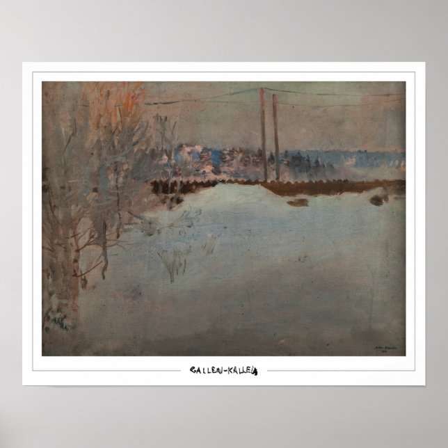 Akseli Gallen-Kallela Zedign Art Poster #354 (Vorne)