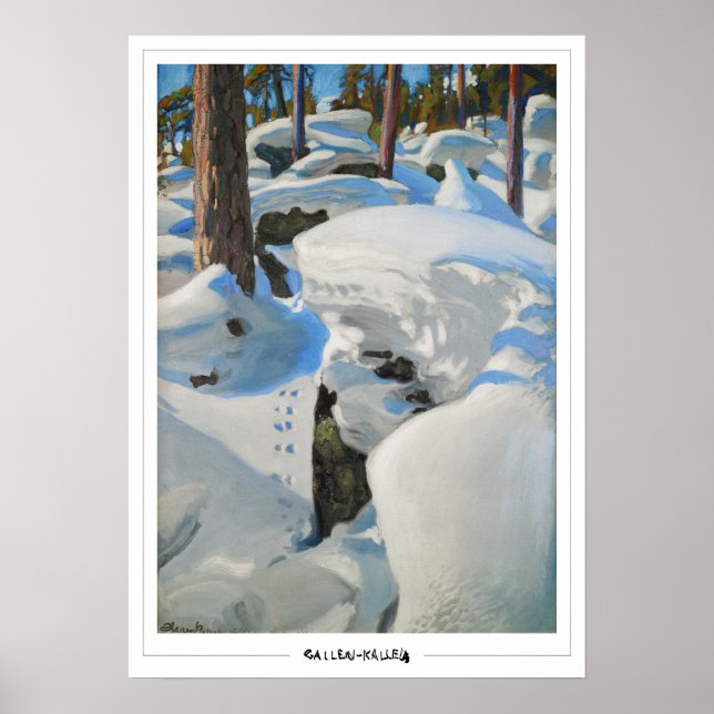 Akseli Gallen-Kallela Zedign Art Poster #385 (Vorne)