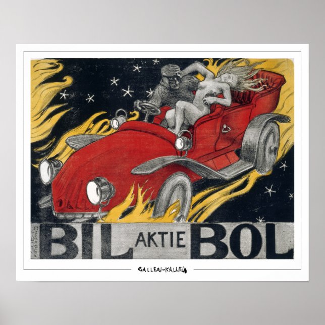 Akseli Gallen-Kallela Zedign Art Poster #433 (Vorne)