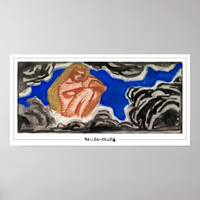 Akseli Gallen-Kallela Zedign Art Poster #450 (Vorne)