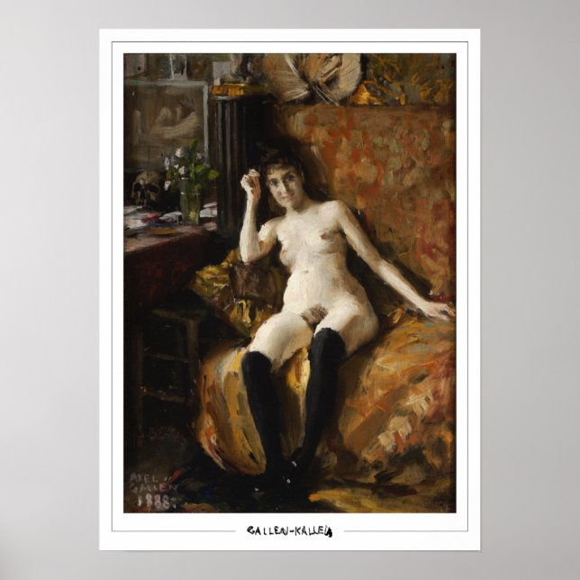 Akseli Gallen-Kallela Zedign Art Poster #500 (Vorne)