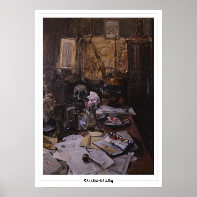 Akseli Gallen-Kallela Zedign Art Poster #504 (Vorne)