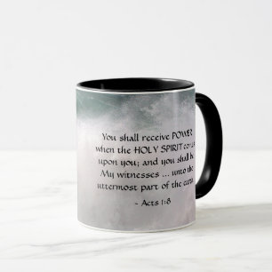 Akt 1:8 Sie erhalten POWER Bibelverse Tasse