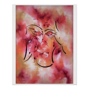 "Akt einschließlich Stille Abbildung", glänzendes  Poster