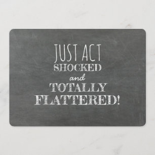 Akt SHOCKD Funny Bridesmaid Vorschlag Einladung