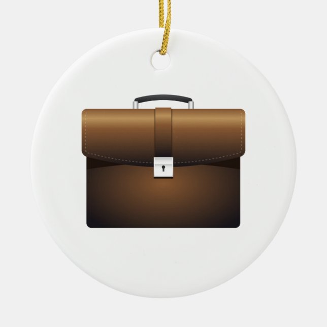 Aktenkoffer Keramikornament (Vorne)