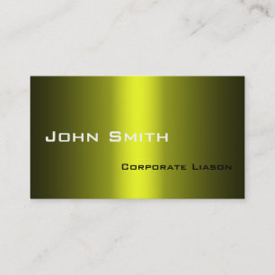 Aktien von Gold Standard Business Cards Visitenkarte