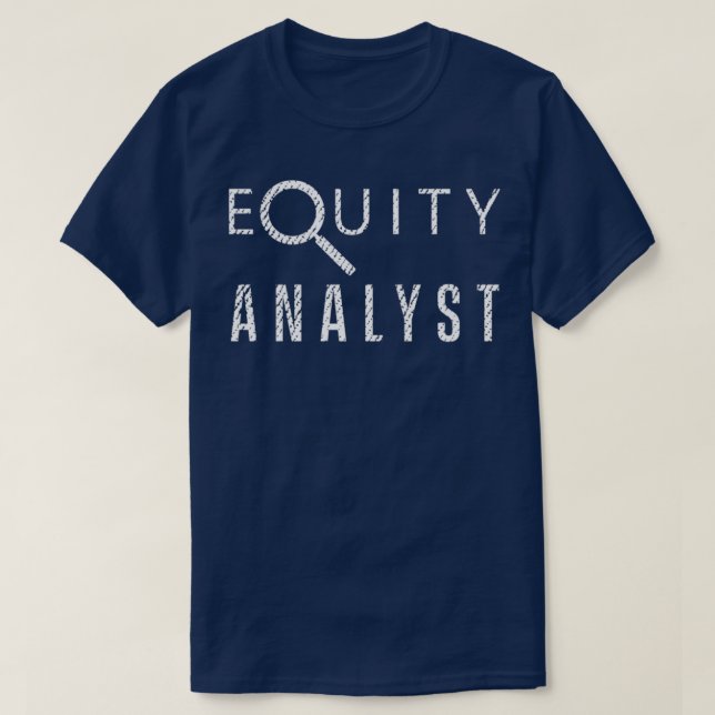 Aktienanalyseanalysehändler 9 T-Shirt (Design vorne)