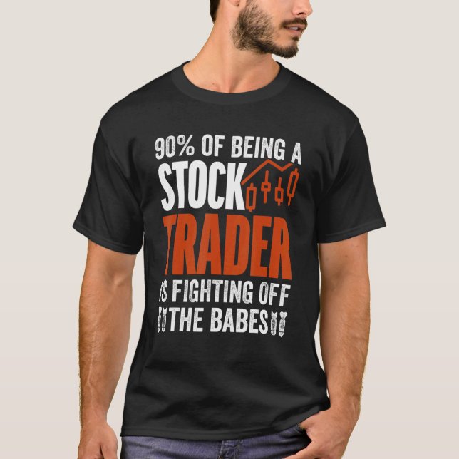 Aktienhändler und Kampf gegen die Babes T-Shirt (Vorderseite)