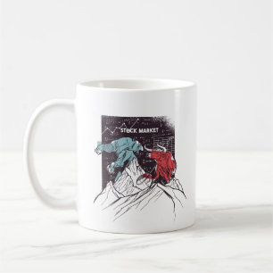 Aktienmarkt-Bullen-und-Bären-Kaffeetasse Kaffeetasse