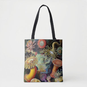 Aktiniae von Ernst Haecke Tote Bag