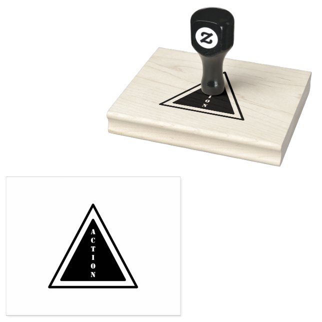 AKTION Benutzerdefinierte Text Red Ink Office Scho Gummistempel (Stempel)