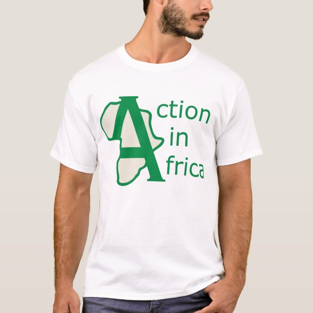 Aktion in Afrika-T-Shirt T-Shirt (Vorderseite)