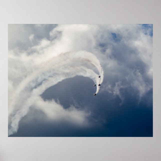 Aktion "Luft anzeigen" Poster (Vorne)