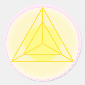 Aktion mit Liebe Sigil Runder Aufkleber