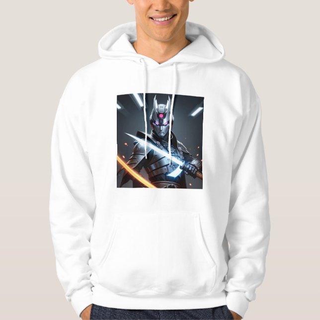 Aktion SciFi Avatar Hoodie mit Neon Light Effect (Vorderseite)