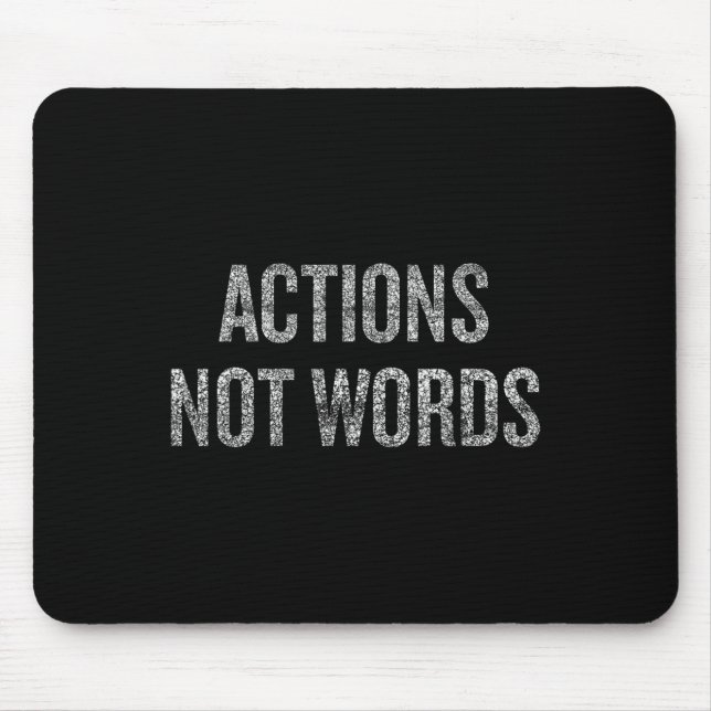 Aktionen ohne Wortprotestbewegung Mousepad (Vorne)