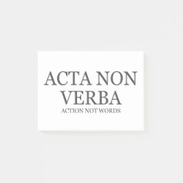 Aktions-nicht Wörter - Dunkelheit Post-it Klebezettel