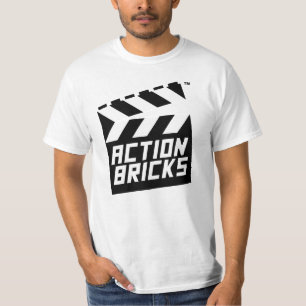 Aktions-Ziegelstein-Schindel-Logo-T - Shirt