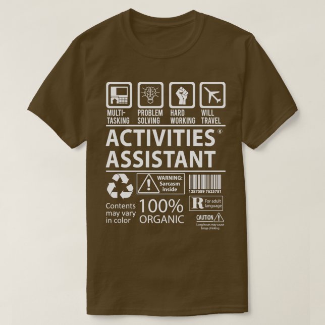 Aktionsassistent - Multitasking-Jobüberweisung T-Shirt (Design vorne)