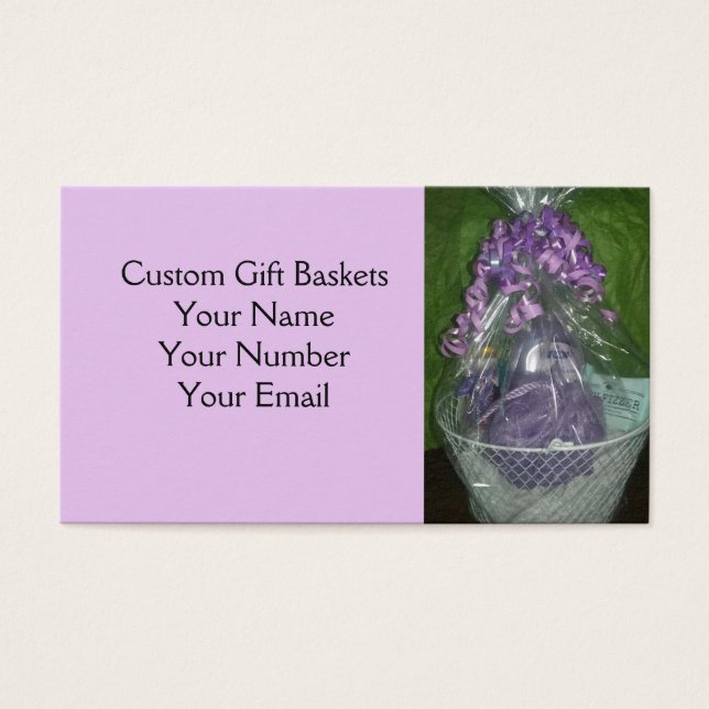 Aktionskorb für benutzerdefinierte Geschenke (Vorderseite)