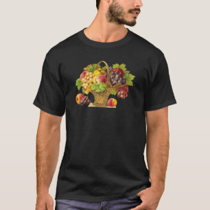 Aktionskorb für Pfirsiche und Obst - Vintage Kunst T-Shirt