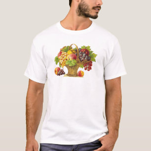 Aktionskorb für Pfirsiche und Obst - Vintage Kunst T-Shirt