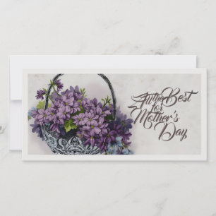 Aktionskorb für Vintage Blume - Muttertagsblut