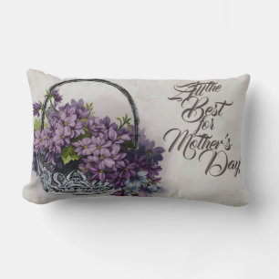 Aktionskorb für Vintage Blume - Muttertagsblut Lendenkissen