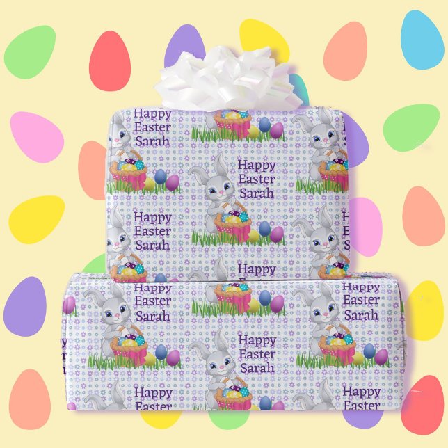 Aktionskorb "Niedliche Bunny Eggs" Ostern Kinderna Geschenkpapier (Von Creator hochgeladen)