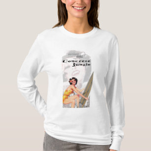 Aktionsmädchen-Betondschungel T-Shirt