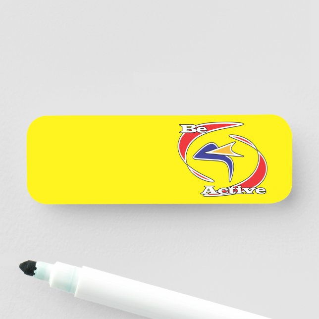 aktiv namensschild (Beispiel)