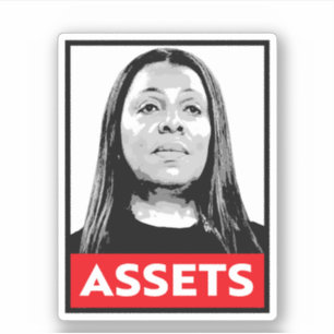 AKTIVA: Letitia James Aufkleber