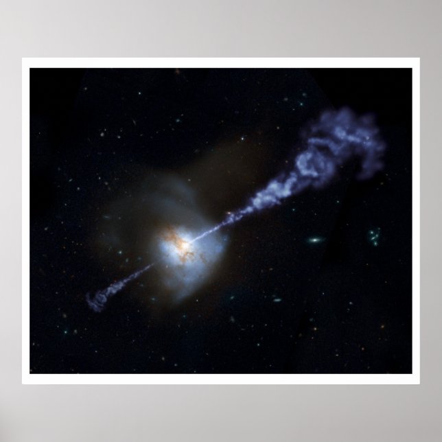 Aktive Black Hole Squashes Star Formation Poster (Vorne)