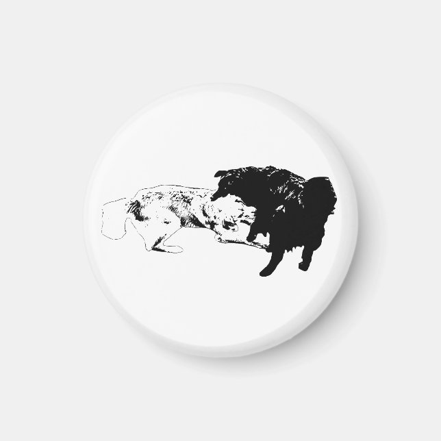 Aktive Pause, Kunstmagnet Magnet (Vorne)