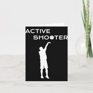 Aktive Shooter Basketball Basketball Basketball Ba Karte
