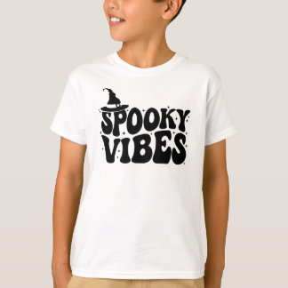 Aktive Spooky Vibes, Halloween Boys' T-Shirt