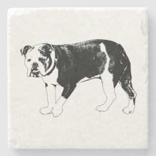 Aktiver Geist, Bulldoggen-Szene Steinuntersetzer