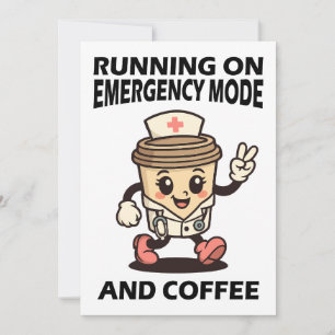 Aktiver Notbetrieb - durch Kaffee angetrieben Einladung