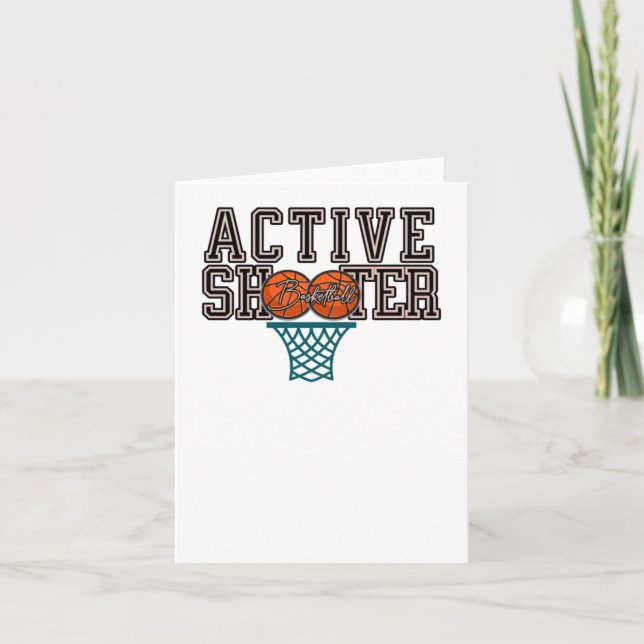 Aktiver Shooter Basketball. 1 Karte (Vorderseite)