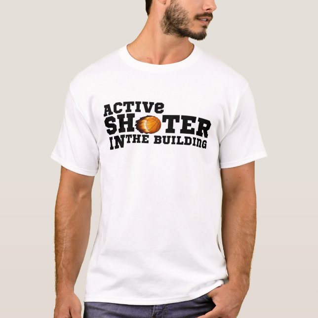 Aktiver Shooter-Basketball T-Shirt (Vorderseite)