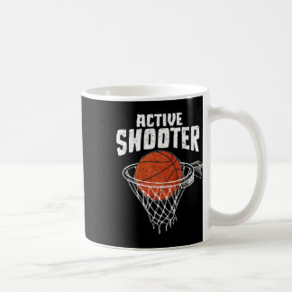 Aktiver Shooter Bysketbyll Liebhaber Männer Frauen Kaffeetasse