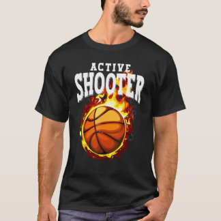 Aktiver Shooter für Basketball Männer Frauen T-Shirt